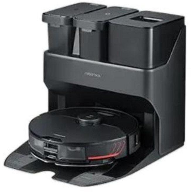 Roborock S7 Maxv 울트라 5100pa 로봇 진공 청소기 질 기능 셀프 청소 가정용 진공 청소기, 1개, 01 Black