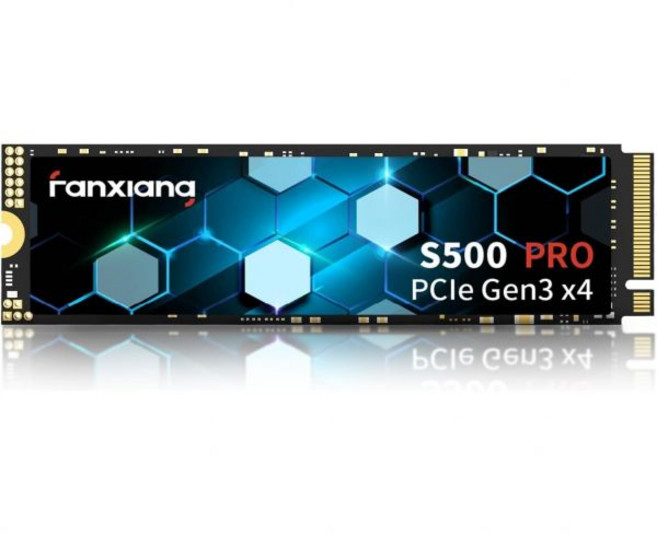 판샹 SSD 512GB NVMe PCIe Gen3.0x4 3500MB/s TLC 3D NAND M.2 2280 노트북/데스크탑 320용 내부 32Gb/sTBW 5년 보증 S50, 1TB
