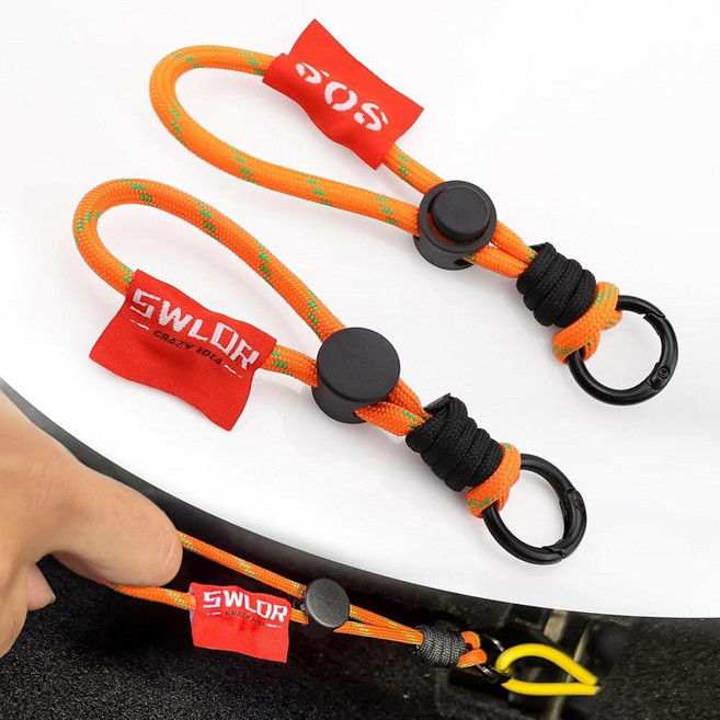 SWLOR 테슬라 모델 Y 주니퍼 2025-2026/모델 3 하이랜드 2024-2026용 비상 탈출 핸들 도어 릴리즈 스트랩 로프 풀 스트랩101483, SWLOR 테슬라 모델 Y 주니퍼 2025-2026/모