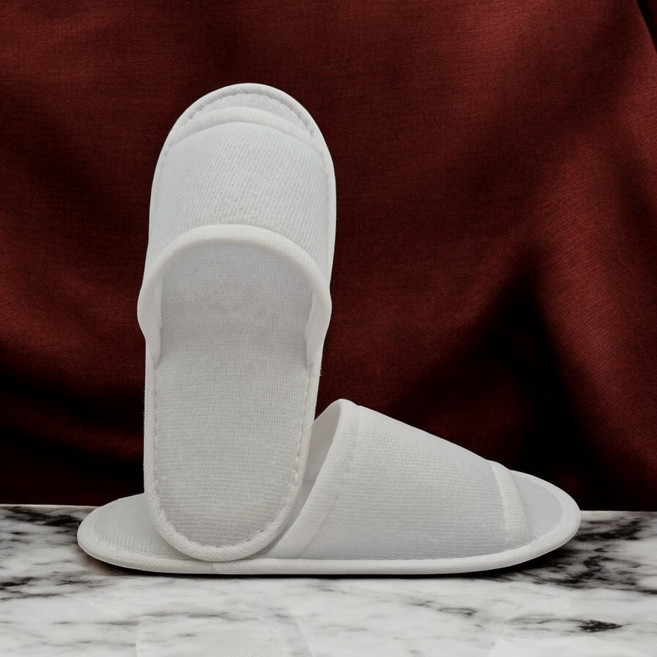 제이인터내셔널 일회용 슬리퍼 F 개별포장 100켤레 호텔 모텔 손님 거실 모델하우스 기내용, 화이트, 100개