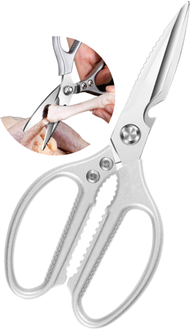 스틸터틀 닭뼈 초강력 뼈가위 생선 스텐 주방 오리, 1개, 실버