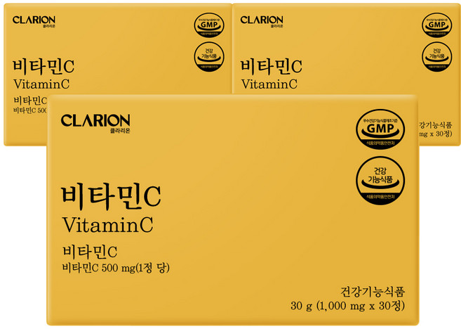 클라리온 비타민C 30g 30정 3개 비타민씨, 30회분