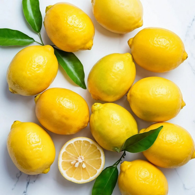 실패없는 수입 레몬 프리미엄 카페 납품용 착즙용, 40개, 대과5.6kg내외