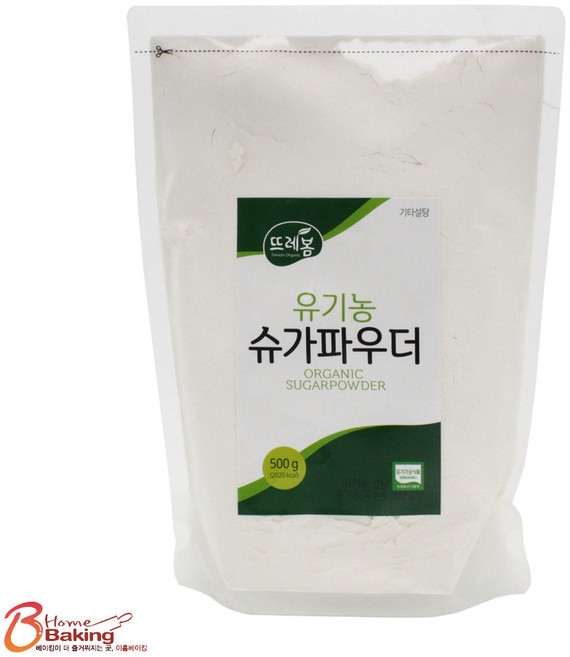이홈베이킹 유기농 슈가파우더 500g, 1개