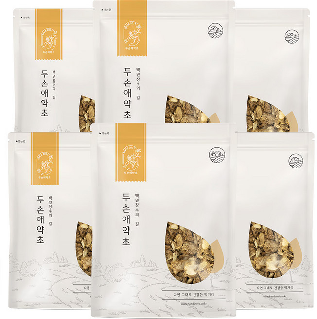 두손애약초 국산 말린 생강 뿌리 건조 생강차 건강 300g, 6개