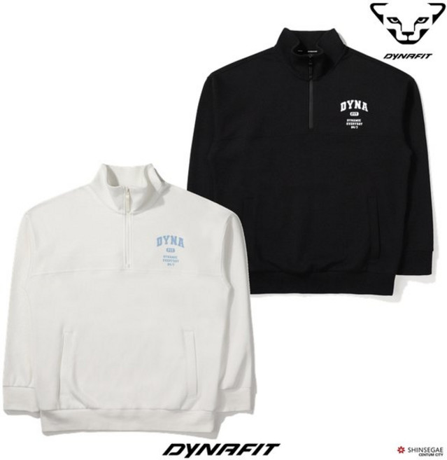 [백화점 정품] 다이나핏 YUP23221남성 여성 아리아 면혼방 봄트레이닝 반집업 맨투맨 (기존가 119 000원)