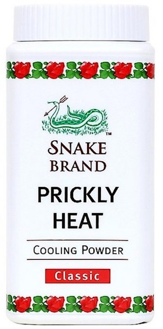 태국 바디파우더 스네이크 브랜드 여름 Snake Brand Cooling Powder Classic, 1개