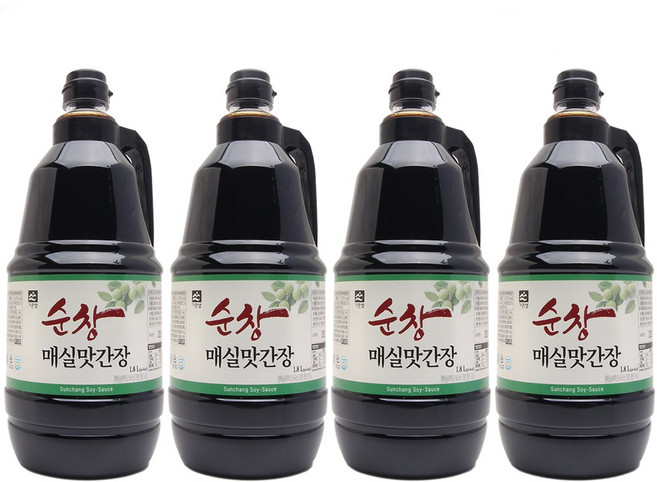 [종합코리아]순창고을 매실맛간장 오랜전통, 4개, 1.8L