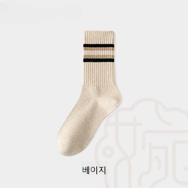 남성용 운동 미들삭스 통기성 방취 기능