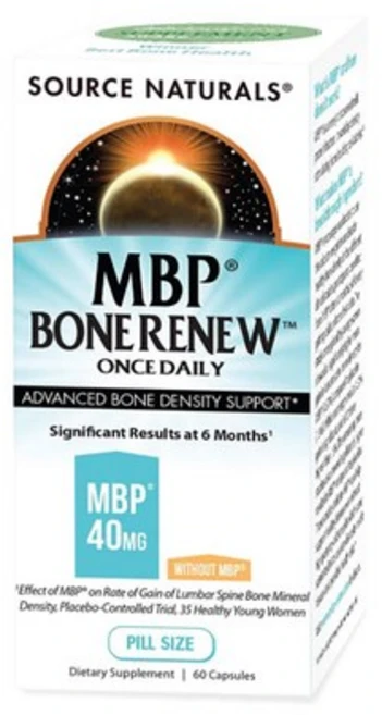 [특가/당일발송] 소스네추럴스 본리뉴 60정 / SOURCE NATURALS Mbp Bone Renew Capsule 60 Count, 1개 - 쿠팡