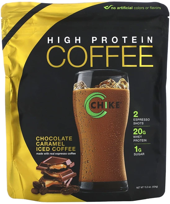 몸관리하세요 겨울입니다 Chike Nutrition 하이 프로틴 아이스 커피 초콜릿 캐러멜 434g(15.3oz) 특별관리진행, ChikeNutrition하이프로틴아이스커피초콜릿캐러멜, 434g, 1개 - 쿠팡