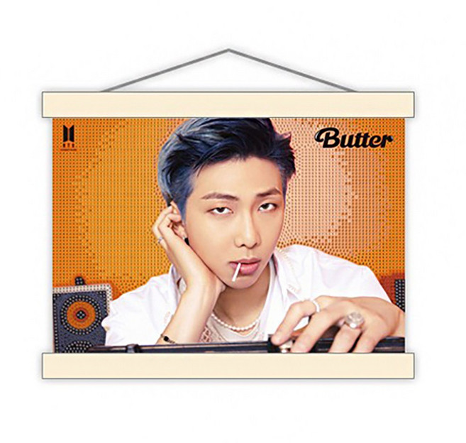 DIY 보석십자수 BTS 방탄소년단 굿즈 Butter 행잉 RM 20x30, 단품, 1개