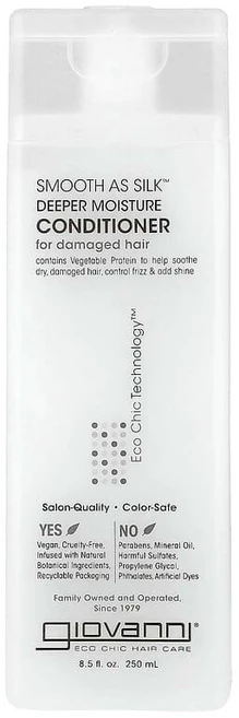 지오바니 스무스 에즈 실크 디퍼 모이스처 컨디셔너, 250ml, 1개 - 쿠팡