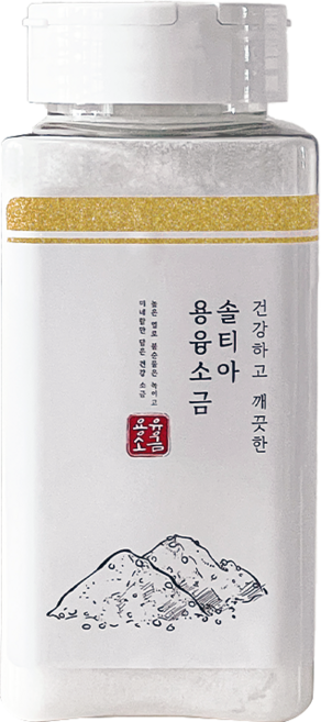 솔티아 용융소금 국내산 미네랄소금, 1개, 500g
