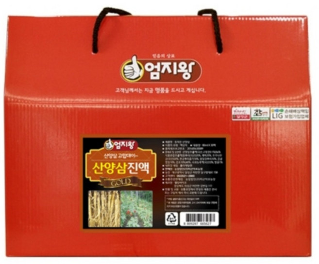 산양삼원액 30포 - 잘만든 국산 산약삼진액, 1개, 2.4L