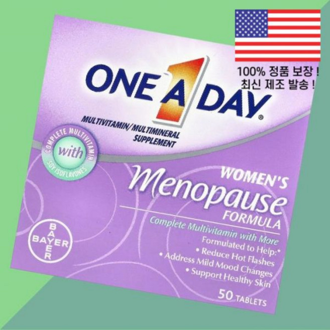 원어데이 우먼 여성 여자 갱년기 포뮬러 50정 One A Day Women's Menopause Formula 50 Tablets, 1개