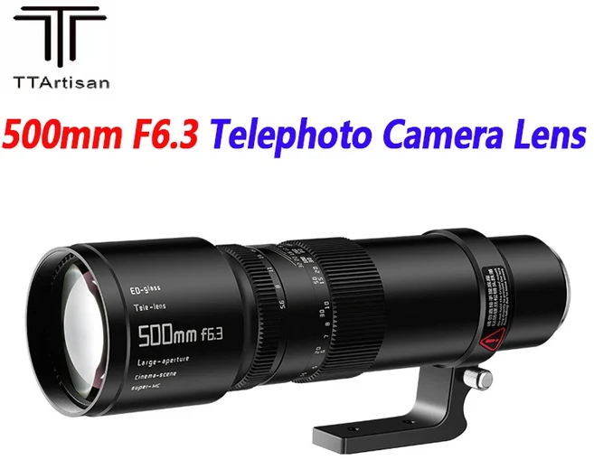 TTArtisan 500mm F6.3 망원 렌즈 풀프레임 수동 초점 소니 FE 후지 XF/GFX 캐논 L 마운트 카메라용, 01 500mm F6.3, 04 니콘 Z