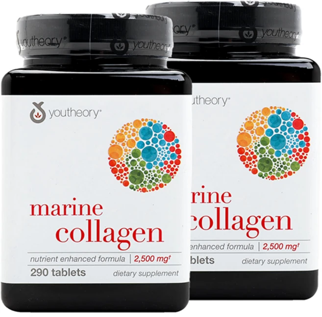 유씨어리 마린 콜라겐 인헨스 포뮬러 타입 1& 3 타블렛, 290정, 2개 - 쿠팡