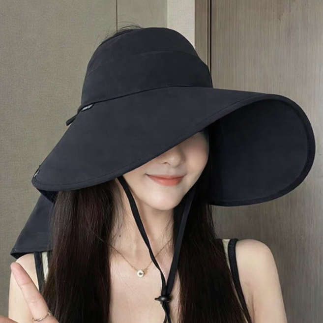 에누온드 UV 자외선 차단 챙넓은 여름 모자