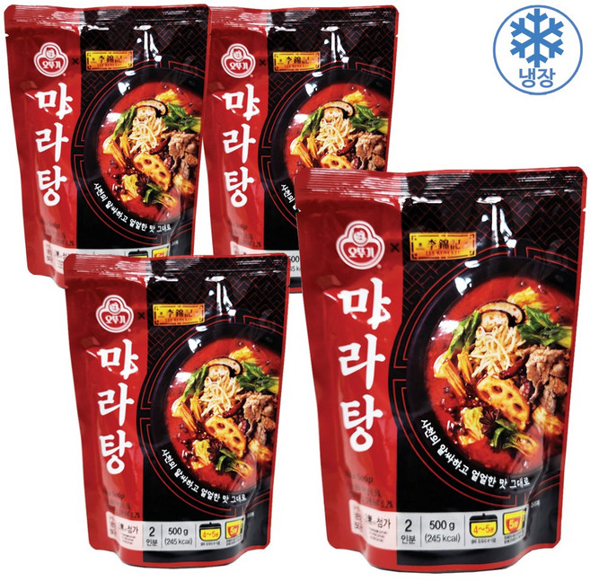 오뚜기 이금기 마라탕 500g, 4개