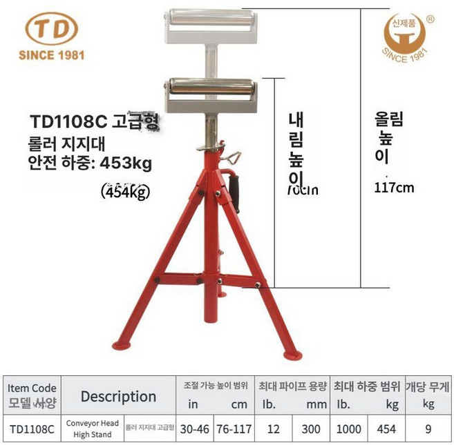 파이프스탠드 배관삼발이 v자형 배수관 브래킷 접이식, 1개, 기본 색상