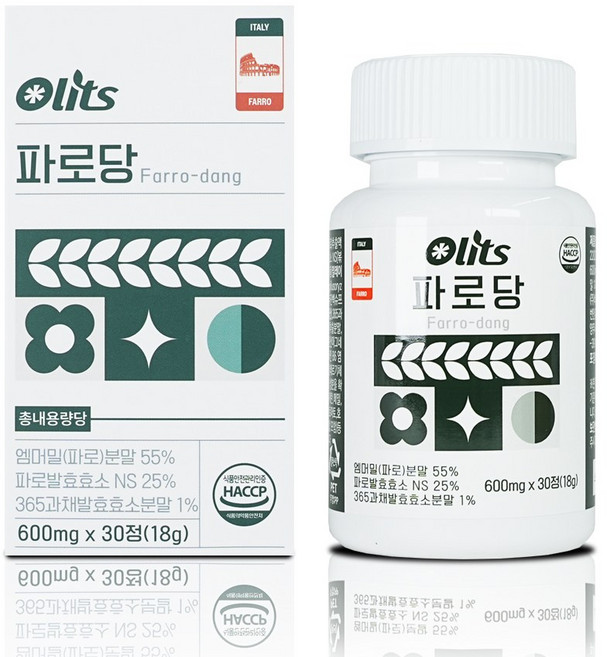 파로당 파로발효효소 곡물 원료, 1박스, 30정