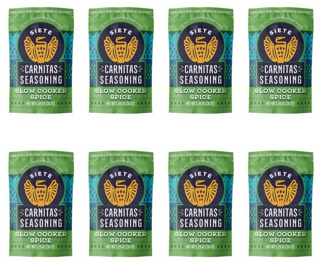 시에테 카르니타스 시즈닝 믹스 슬로우 쿠커 스파이스 36g, 8개