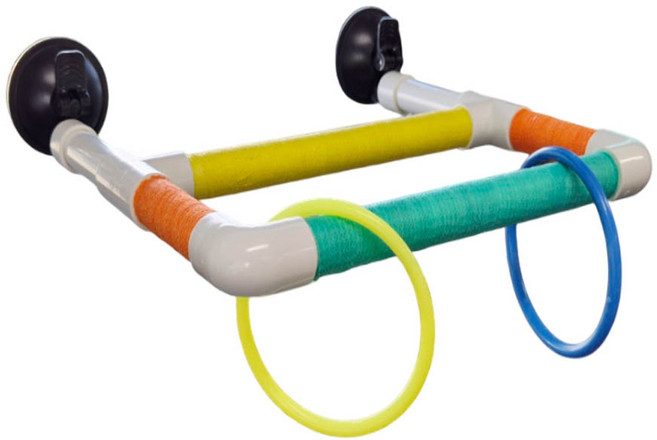 애니몰파크 공간 활용 횃대 앵무새 PVC 횃대 용품