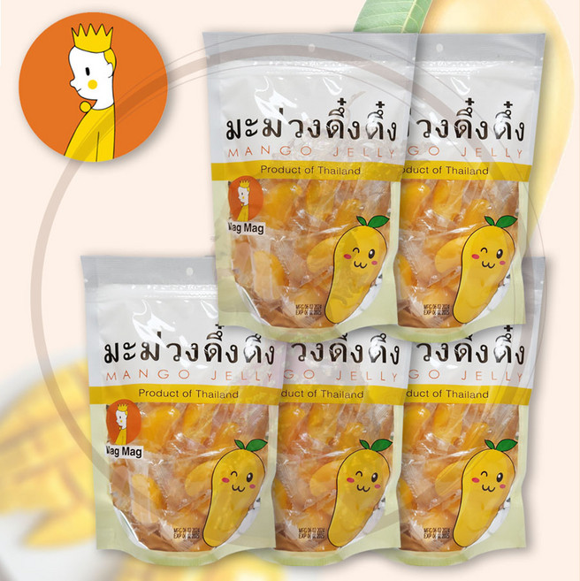 태국 MagMag 매그매그 망고젤리 240g x 5개 세트