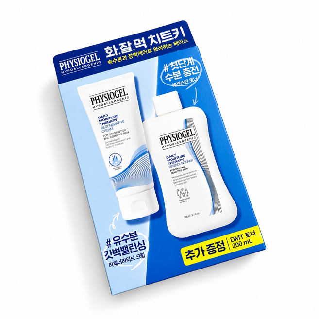 피지오겔 DMT 리제너러티브 크림 100ml + 에센스인 토너 200ml 세트, 1세트