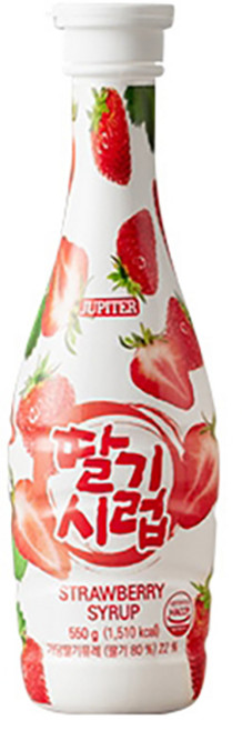 쥬피터 딸기시럽 550g 1박스 12개