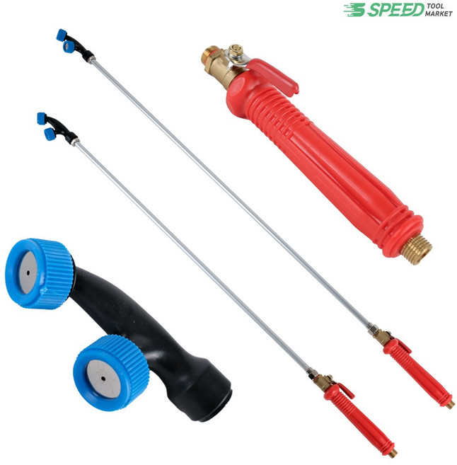 농약분무기 노즐 약대 노즐 플라스틱 2구 농약 분사기, 노즐대 벨브 손잡이, 1개