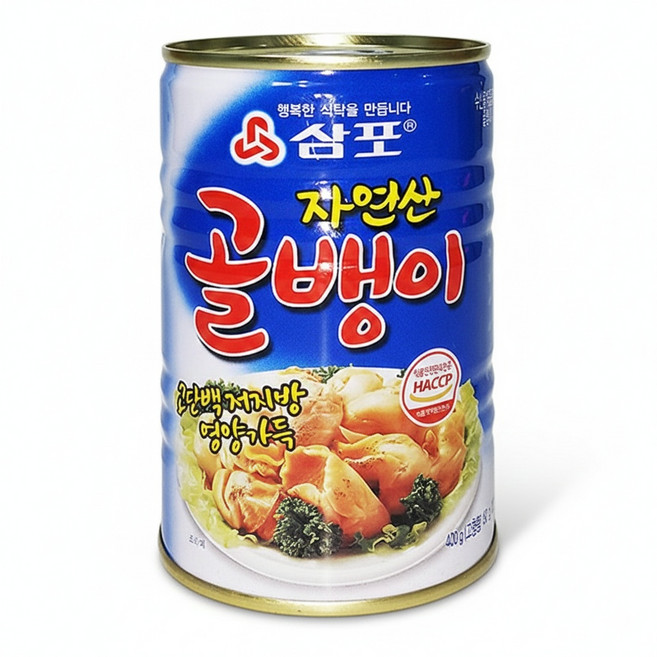 삼포 자연산 골뱅이 400g /s/ 번데기 술안주 유동 왕, 1개