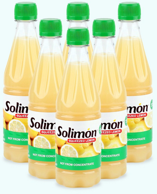 솔리몬 스퀴즈드 레몬즙, 500ml, 6개