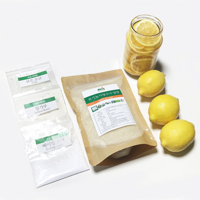 레몬청키트 자몽청키트: 수제청 밀키트 로 집에서 간편하게만드는 수제청키트(종류선택), 1세트, 1개입