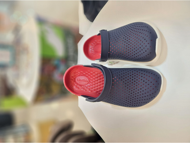 크록스 라이트라이드 360 클로그 남자 여성 슬리퍼 샌들 네이비 206708-4TA