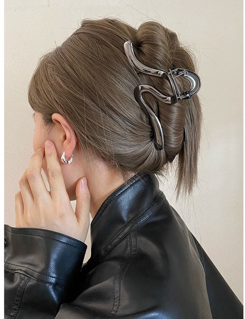 BIG 휘하 메탈집게핀 올림머리 헤어핀