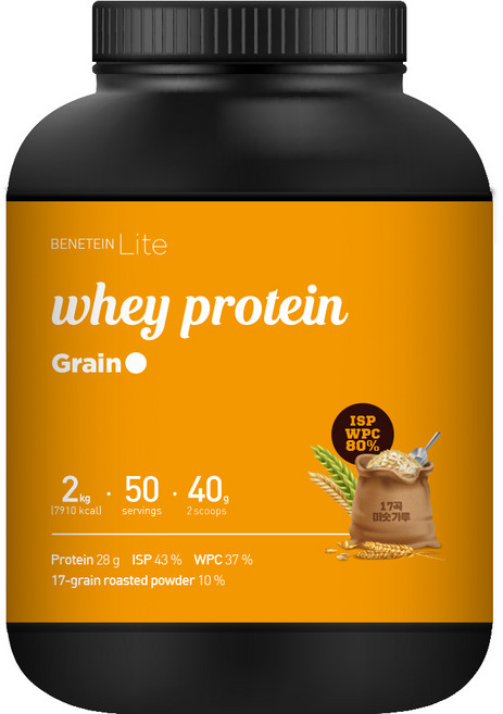베네틴 라이트 웨이 프로틴 단백질 쉐이크 곡물맛, 1개, 2kg