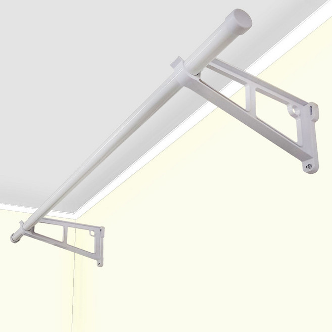 양다리행거 벽걸이 행거 벽옷걸이 선반 벽행거 빨래건조대 창문, 2. 양다리행거(중)