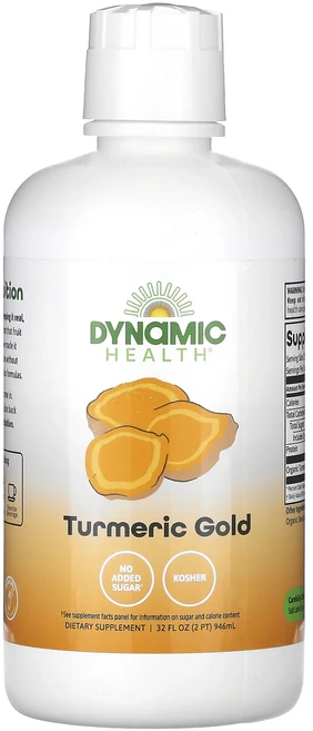 새해 첫좋은선물 Dynamic Health Turmeric Gold 946ml(32fl oz) 제대로 할인합니다, DynamicHealthTurmericGold946ml, 1개, 946ml - 쿠팡