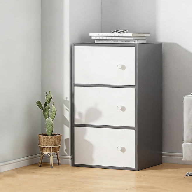 모던 슬림 주방 수납장 틈새 수납 캐비닛 소형 주방 필수품, B01