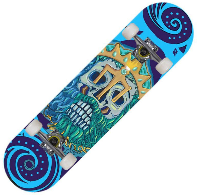 專業成人兒童幼童滑板 滑板 四輪楓木板 初學者滑板 造型滑板 雙翹板 兒童玩具 新手滑板, 專業板-海王,閃光輪, 1個