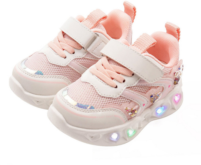 풋풋 스윗샤인 하트스텝 LED운동화 라이팅운동화 발광운동화 라이트운동화 아동운동화 유아동운동화 베이비운동화 키즈운동화