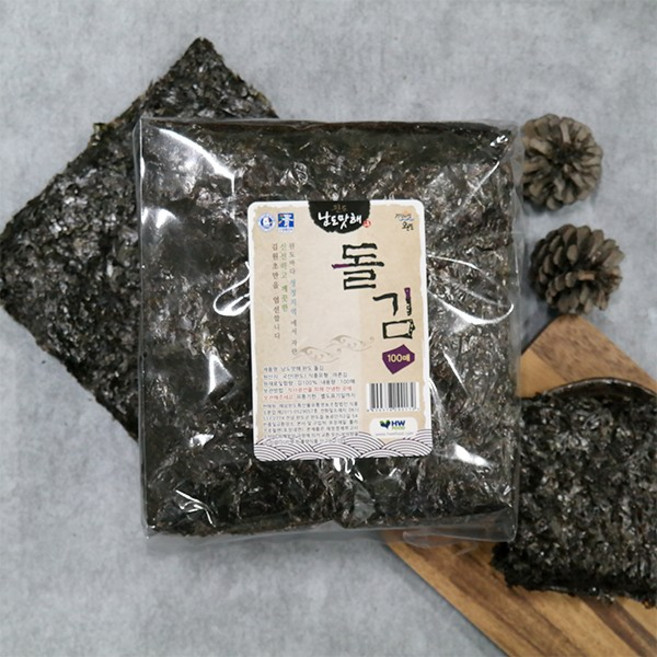 당일발송!! 남도맛해 햇 지주식 돌김 완도특산물 산지직송!, 1개, 100매