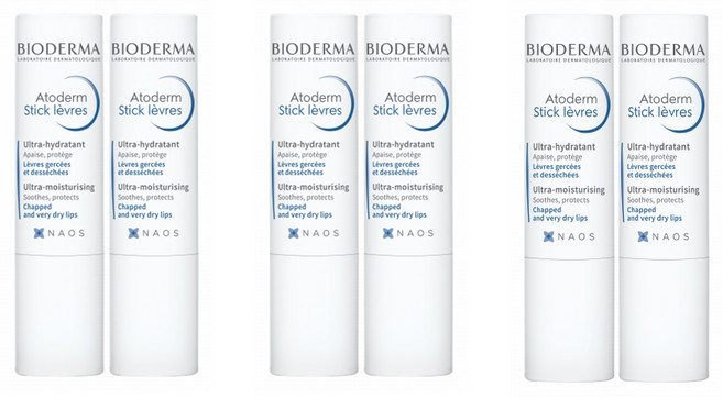 바이오더마 아토덤 스틱레브르 립밤, 단일, 4g, 6개