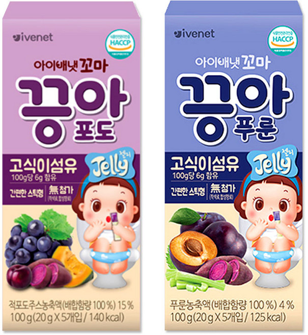 아이배냇 꼬마 끙아젤리 5개입 100g, 1세트