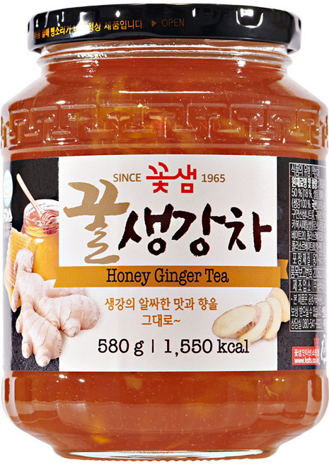 꽃샘 꿀생강차, 580g, 1개, 1개입