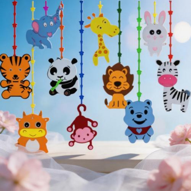 인테리어 모빌 환경구성 교실꾸미기, 동물세계