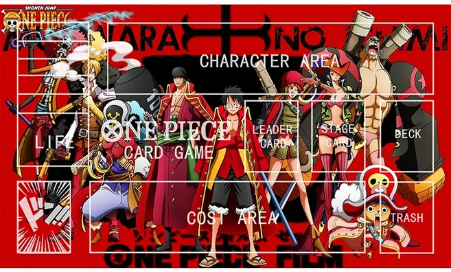 쿠쿠스토어 OPCG 원피스 Luffy Nami Shanks Uta Anime Playmat 트레이딩 카드 게임 매트 테이블 00x350mm-O, 12 2