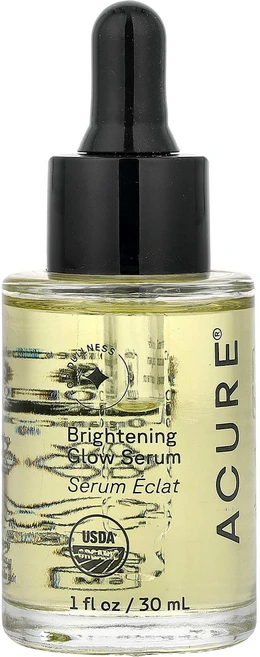 ACURE 브라이트닝 글로우 세럼 칙칙한 피부톤 개선용 30ml (1 fl oz) ACO-00213, 1 - 쿠팡